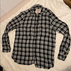 black&white flannel